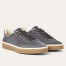 Loro Piana Women's Tennis Walk Sneakers in Grey Suede