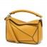 Loewe Puzzle Mini Bag In Avocado Green Calfskin