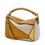 Loewe Small Puzzle Bag In Ochre/Yellow/Beige Calfskin