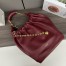 Loewe Medium Squeeze Bag in Bordeaux Nappa Lambskin