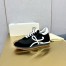 Loewe Women's Flow Runner Sneakers in Black Nylon and Suede