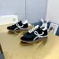 Loewe Women's Flow Runner Sneakers in Black Nylon and Suede
