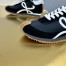 Loewe Women's Flow Runner Sneakers in Black Nylon and Suede