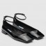 Prada Ballerinas In Black Patent Leather 