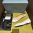 Prada Ballerinas in White Patent Leather