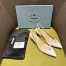 Prada Slingback Pumps 55mm in White Patent Leather