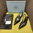 Prada Slingback Pumps in Black Padded Leather