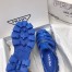 Prada Foam Sandals in Blue Rubber