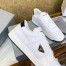 Prada District Low-top Sneakers in White Calfskin