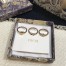 Dior Lucky CD Set of Three Rings S Size