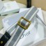 Dior Grey Embroidery Adjustable Shoulder Strap