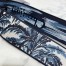 Dior Shoulder Strap with Ring In Blue Dior Palms Embroidery