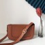 Valentino Supervee Crossbody Bag In Brown Leather