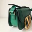 Valentino Supervee Crossbody Bag In Green Leather