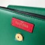Valentino Supervee Crossbody Bag In Green Leather