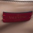 Valentino Rockstud Crossbody Bag In Nude Calfskin 
