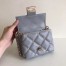 Valentino Mini Candystud Crossbody Bag In Pale Blue Lambskin