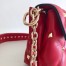 Valentino Mini Candystud Crossbody Bag In Red Lambskin