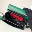 Valentino Small Supervee Crossbody Bag In Green Leather