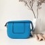 Valentino Small Supervee Crossbody Bag In Neon Blue Leather