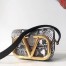 Valentino Small Supervee Crossbody Bag In Embossed Python Leather