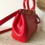 Valentino Rockstud Alcove Medium Top Handle Bag In Red Calfskin