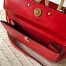 Valentino Rockstud Alcove Medium Top Handle Bag In Red Calfskin