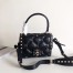 Valentino Candystud Mini Handbag In Black Lambskin