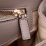 Valentino Light Grey Quilted Candystud Top Handle Bag