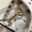 Valentino Garavani White VLTN Quilted Candystud Bag