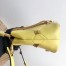Valentino Small Roman Stud Top Handle Bag In Yellow Nappa