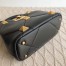 Valentino Small Roman Stud Top Handle Bag In Black Nappa