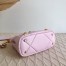 Valentino Small Roman Stud Top Handle Bag In Pink Nappa