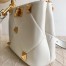 Valentino Small Roman Stud Top Handle Bag In White Nappa