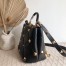 Valentino Roman Stud Top Handle Bag In Black Nappa