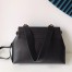 Valentino Small Vring Handbag In Black Buffalo Leather 