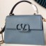 Valentino Small Vsling Handbag In Amadeus Grainy Calfskin