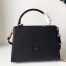 Valentino Small Vsling Handbag In Black Grainy Calfskin