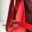 Valentino Small Vsling Handbag In Red Grainy Calfskin