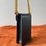 Valentino Loco Phone Case in Black Leather with Chain