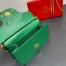 Valentino Loco Small Shoulder Bag In Green Calfskin