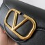 Valentino Loco Small Shoulder Bag In Black Calfskin