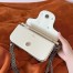 Valentino Loco Small Shoulder White Bag with Crystals Logo