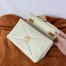 Valentino One Stud Chain Bag In White Nappa Leather