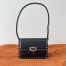 Valentino Rockstud23 Small Shoulder Bag in Black Calfskin