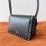 Valentino Rockstud23 Small Shoulder Bag in Black Calfskin