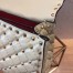 Valentino Medium Rockstud Spike Chain White Bag