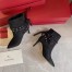 Valentino Rockstud Flair 85MM Ankle Boots In Black Suede