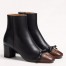 Valentino Valet Du Roi Ankle Boots 60mm in Black Lambskin
