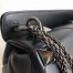 Valentino Medium Roman Stud Tonal Chain Bag In Noir Nappa